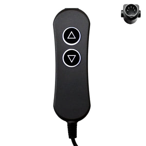 MLSK111-A1 Remote Controller for Power Recliner Lift Chairs 2 Button 5 Pin W/ USB & Backlight
