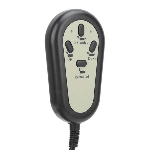 Universal 4 Button 5 Pin Remote Hand Controller for Power Recliner and Lift Chair Controls 2 Motors