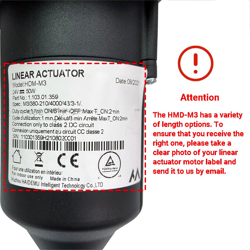 Genuine HDMM3 Linear Actuator Motor for Recliner Lift Chair Life