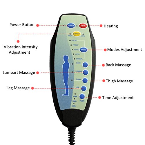 Vibration & Heat Massage System for Recliner Office Chair and Massage Mattress