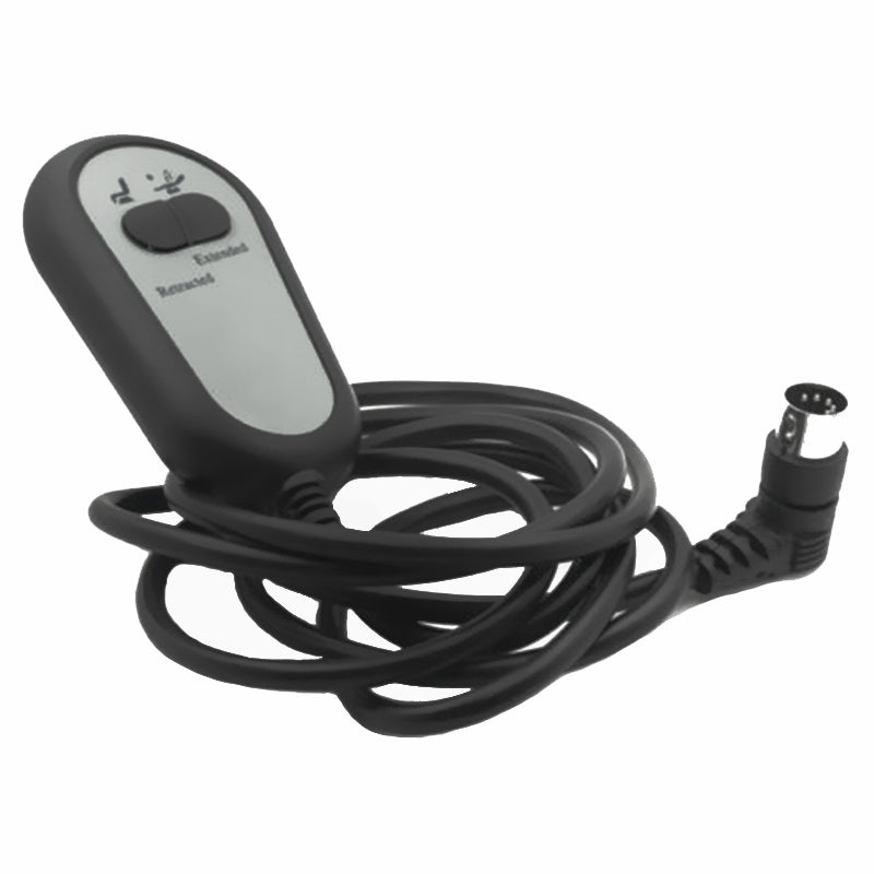 Right Angled 2 Button Remote Controller for Riser Recliner Lift Chair W/ Round 5 Pin Plug