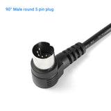90-degree 5 pin plug converter for recliner/lift chair remote controller/switch