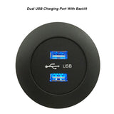 DIY Mounted furniture USB charging port 5V 2A dual USB with power adapter