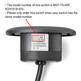 MOT-TS-49R KDH101B-305 2 Button Switch for Recliner/Lift Chair with USB
