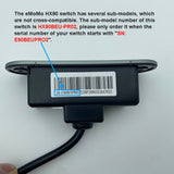 eMoMo HX90BEU-PR02 Recliner Switch 4 Button 5 Pin with USB port