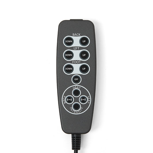 HR91-D-HV-WS-27SL2-5-01 Remote Controller for Recliner Chairs 11 Buttons 8 pin plug W/ Control Box