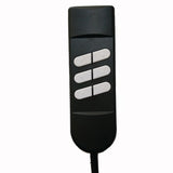 6-button remote controller with three*2-pin plugs for dual 2-pin motor recliner/lift chair